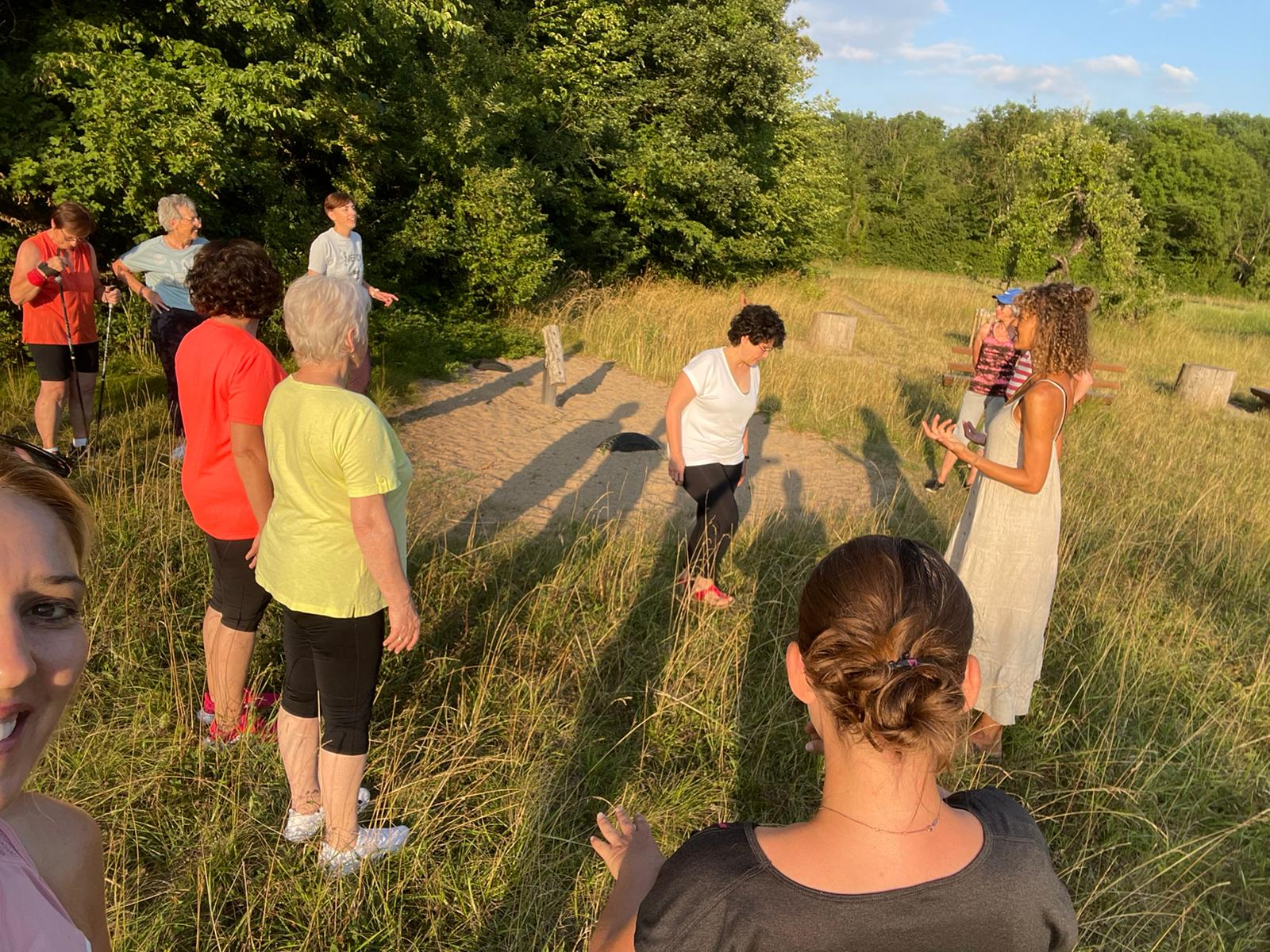  Yoga Spaziergang auf dem Kühkopf 